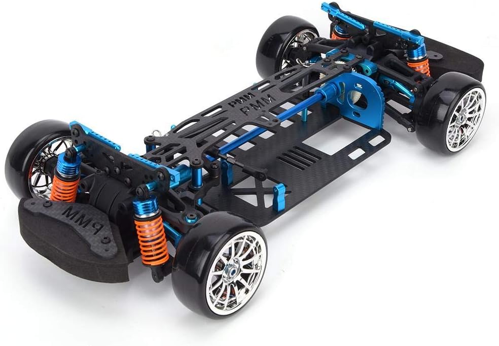 Carbon Fiber Metal 1:10 RC Car Frame Kit W35382