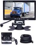 Backup Camera with Monitor Kit, Waterproof Night Vision 7 Monitor Q274