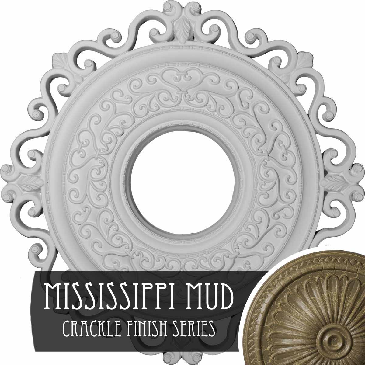 22x22OD x 6 1/4x22ID x 1 3/4x22P Ceiling Medallion C753350
