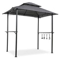 Grey Outdoor Grill Gazebo with Steel Frame I7200