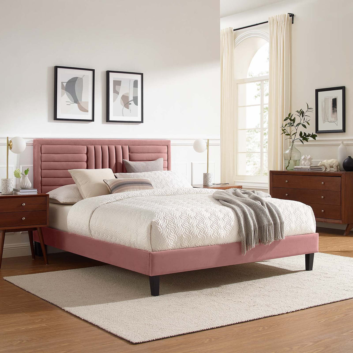 King Platform Bed K45098