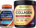 Multi Collagen Peptides Powder 16oz and Multi Collagen Capsules 90 Caps X4839