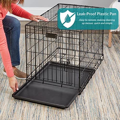 Single & Double Door Dog Crate with Leak-Proof Pan Y5235