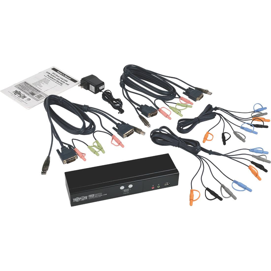 DVI Dual-Link USB KVM Switch with Audio, 2 KVM Ports W4017