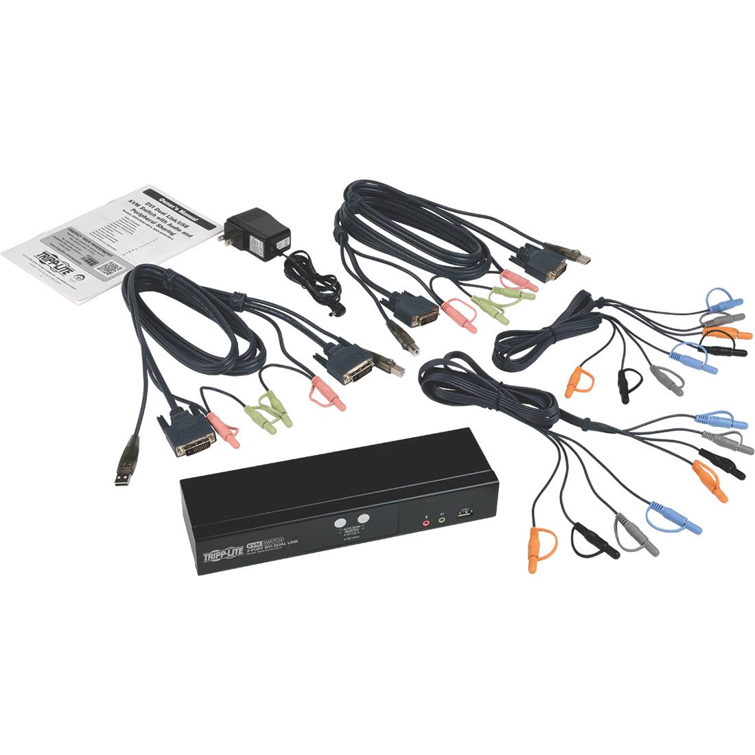 DVI Dual-Link USB KVM Switch with Audio, 2 KVM Ports W4017