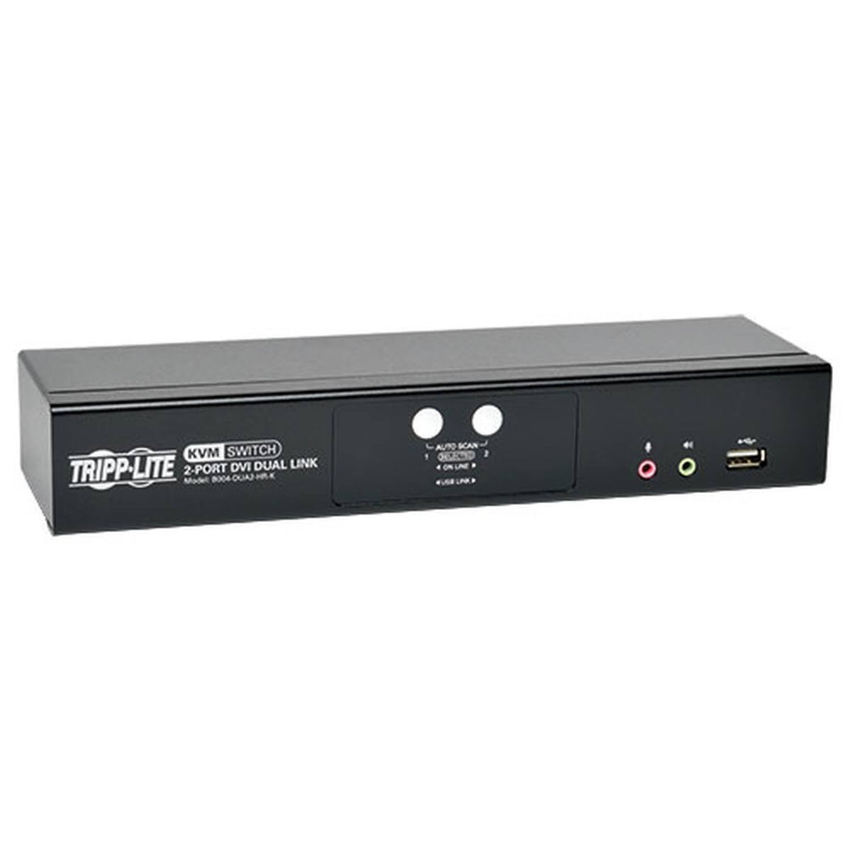 DVI Dual-Link USB KVM Switch with Audio, 2 KVM Ports W4017