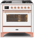 White Dual Fuel Natural Gas Range T423238