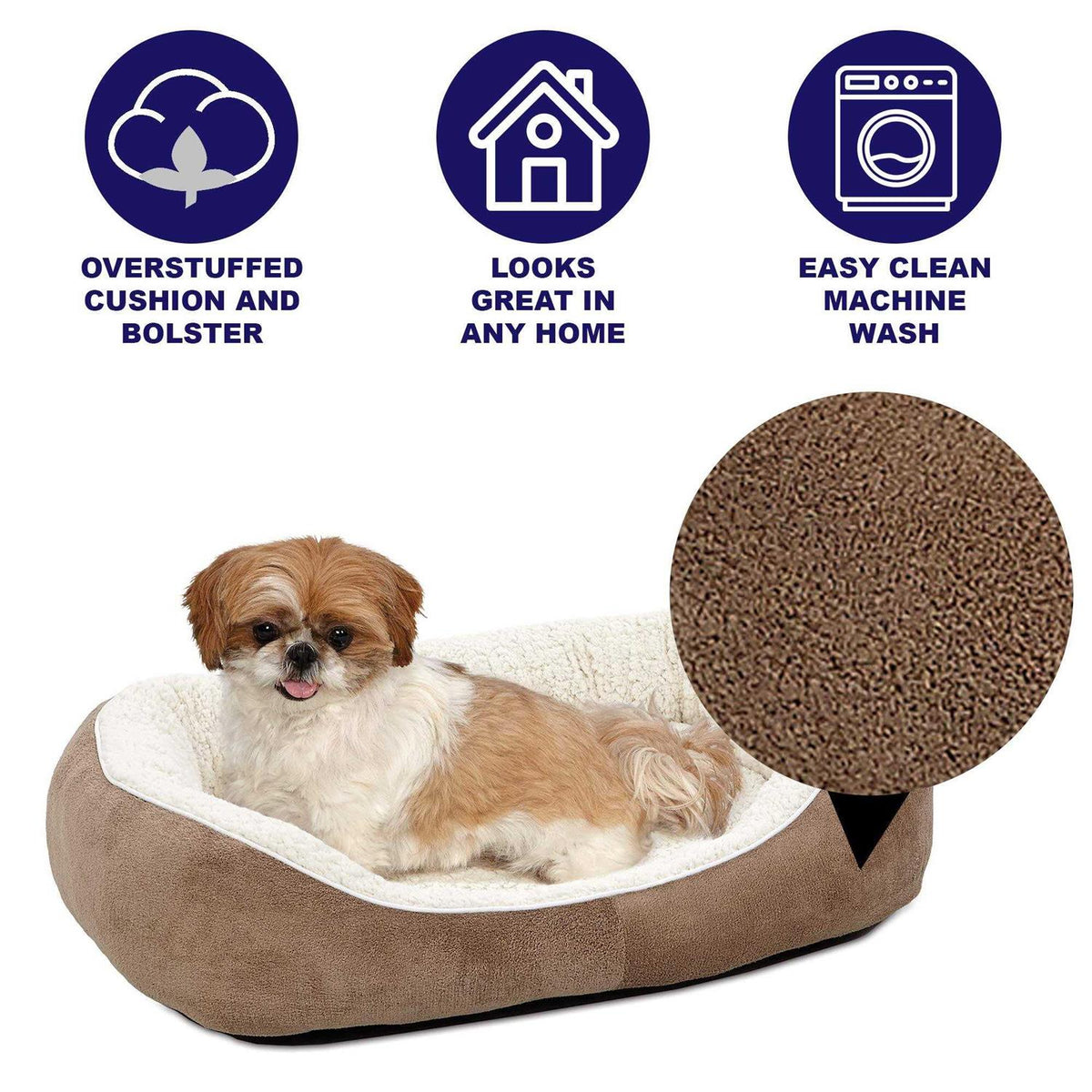 Medium Taupe Cuddle Bed H89271