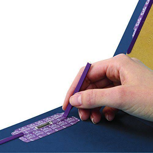 Dark Blue End Tab Pressboard Classification Folders D243