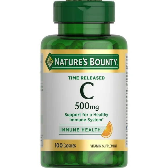 Vitamin C Time Release Capsules 500 Mg 100 Ct P4330