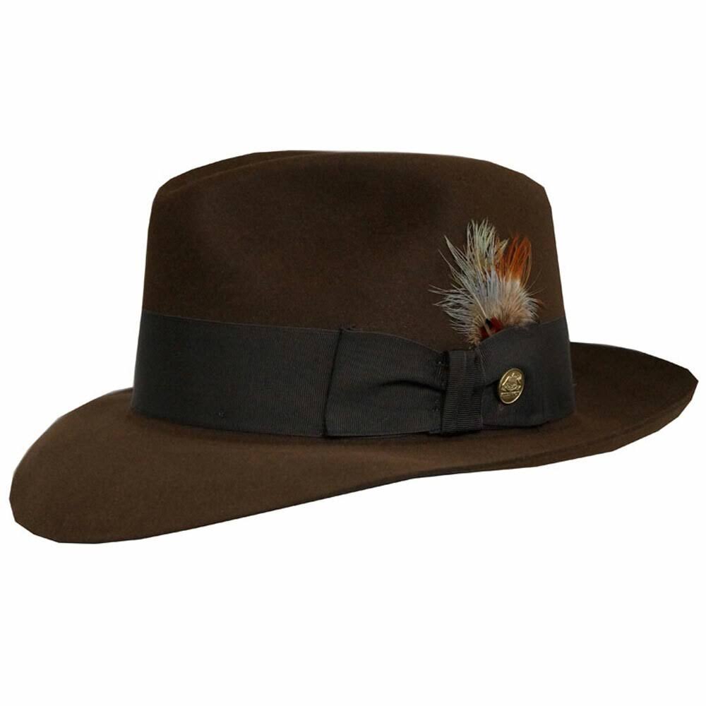 Mink Fur Felt Fedora Hat G731645