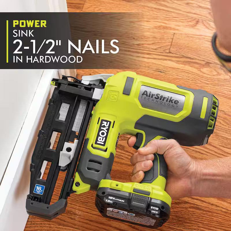 18V Cordless 16-Gauge Finish Nailer Y482
