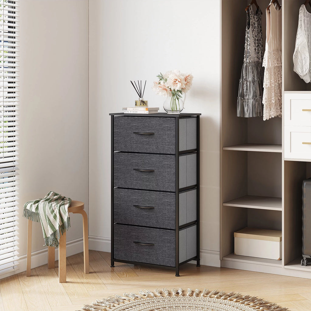 4 Drawer Fabric Dresser W733022