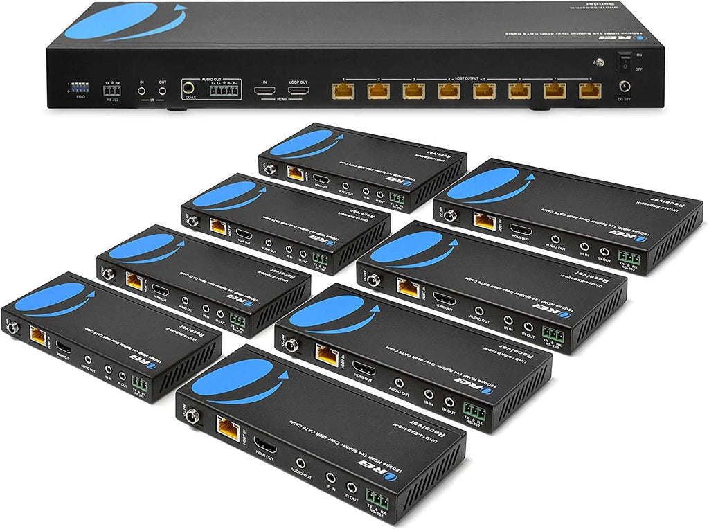 HDMI Extender Splitter 4K Over Single Cable CAT6/7 with IR Remote B530
