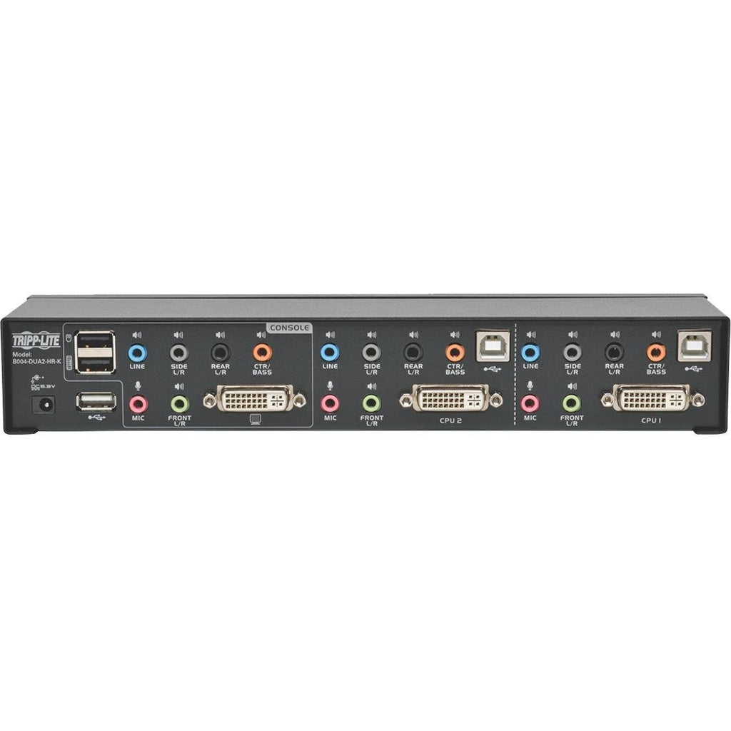 DVI Dual-Link USB KVM Switch with Audio, 2 KVM Ports W4017