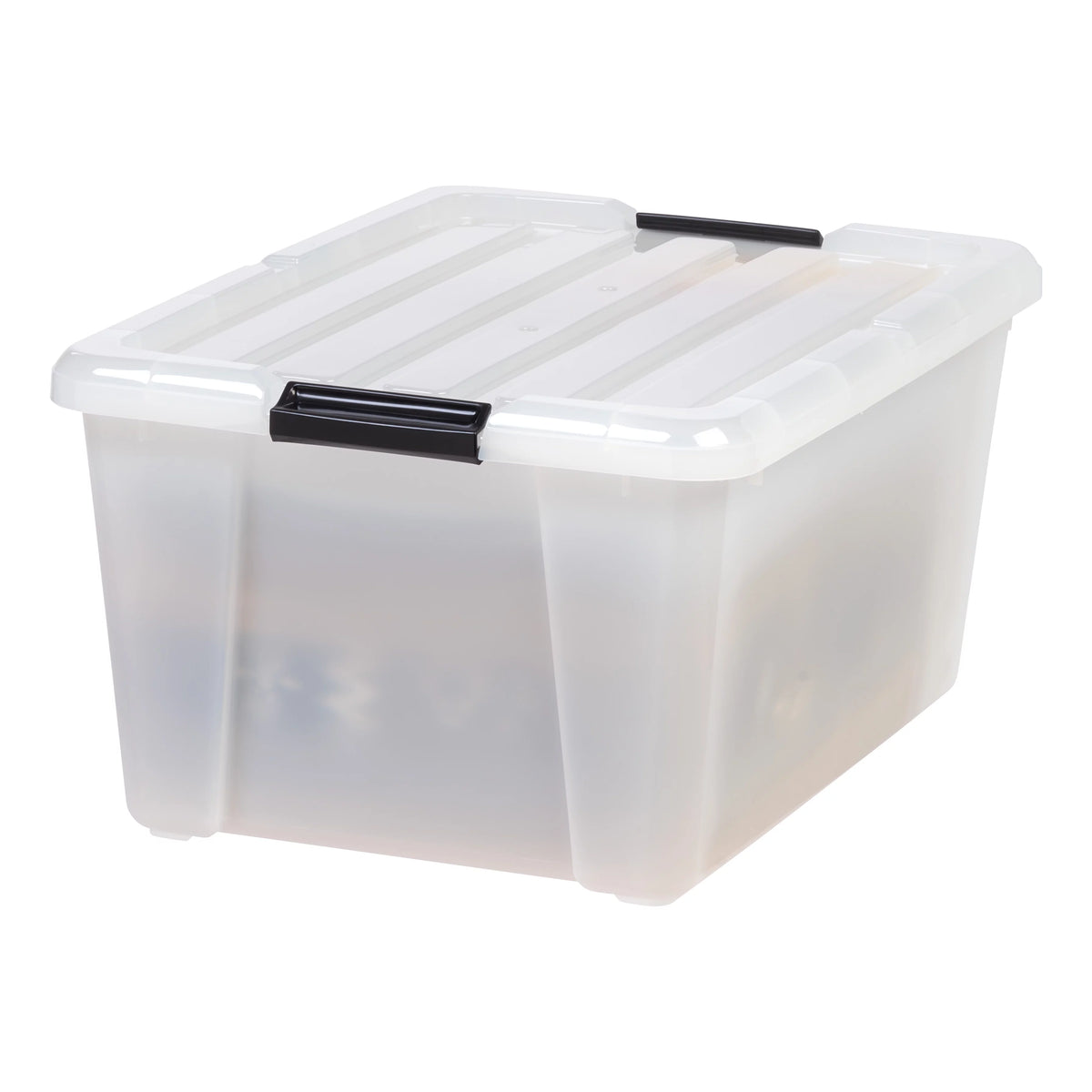 45 Qt Pearl Latch Storage Bin with Lid, Set of 4 F852612