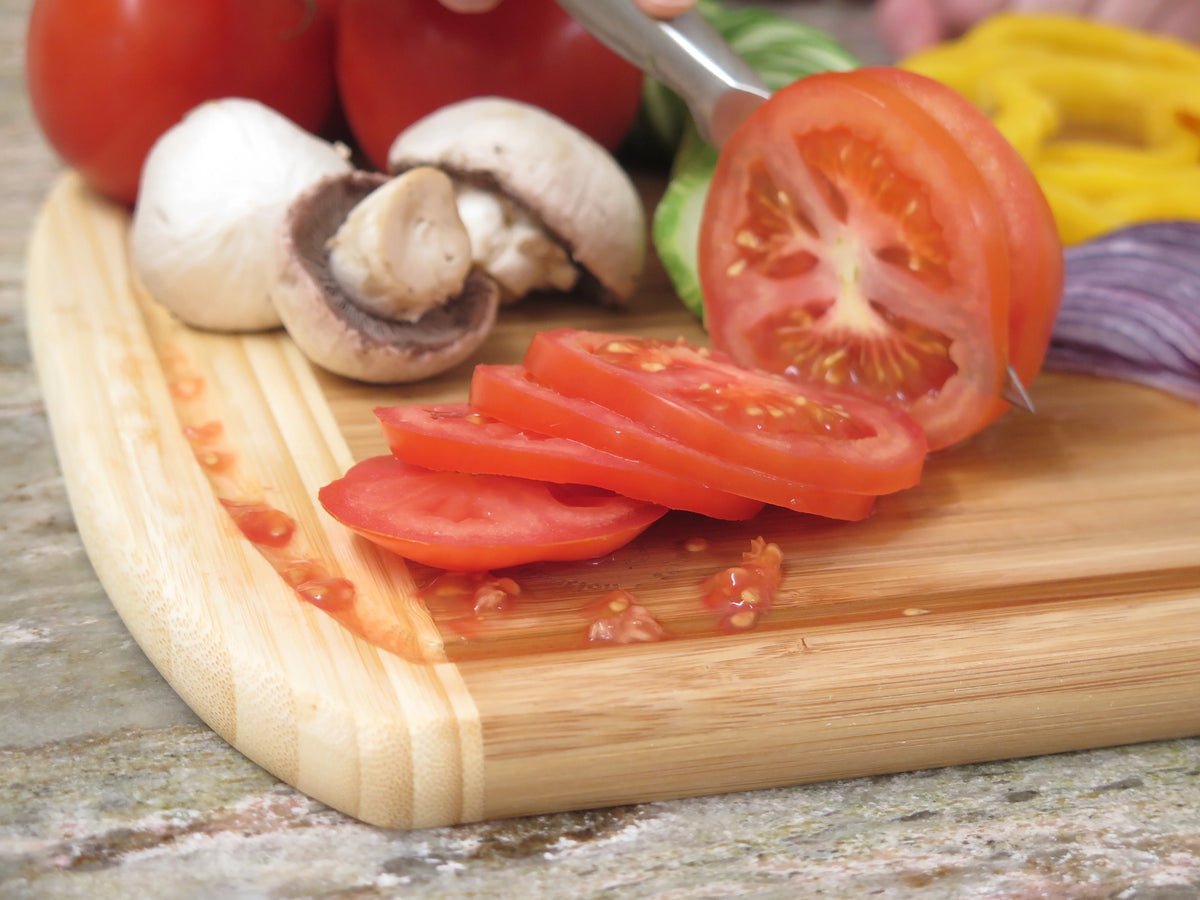 Extra Large Bamboo Cutting Board with Juice Grooves W153