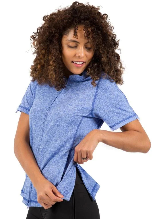 Women's Easy Dressing Adaptive Short Sleeve Top R939