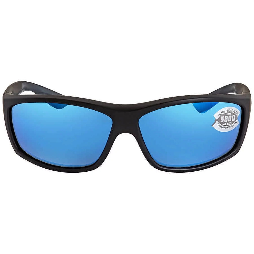 Matte Black Blue Sunglasses S450