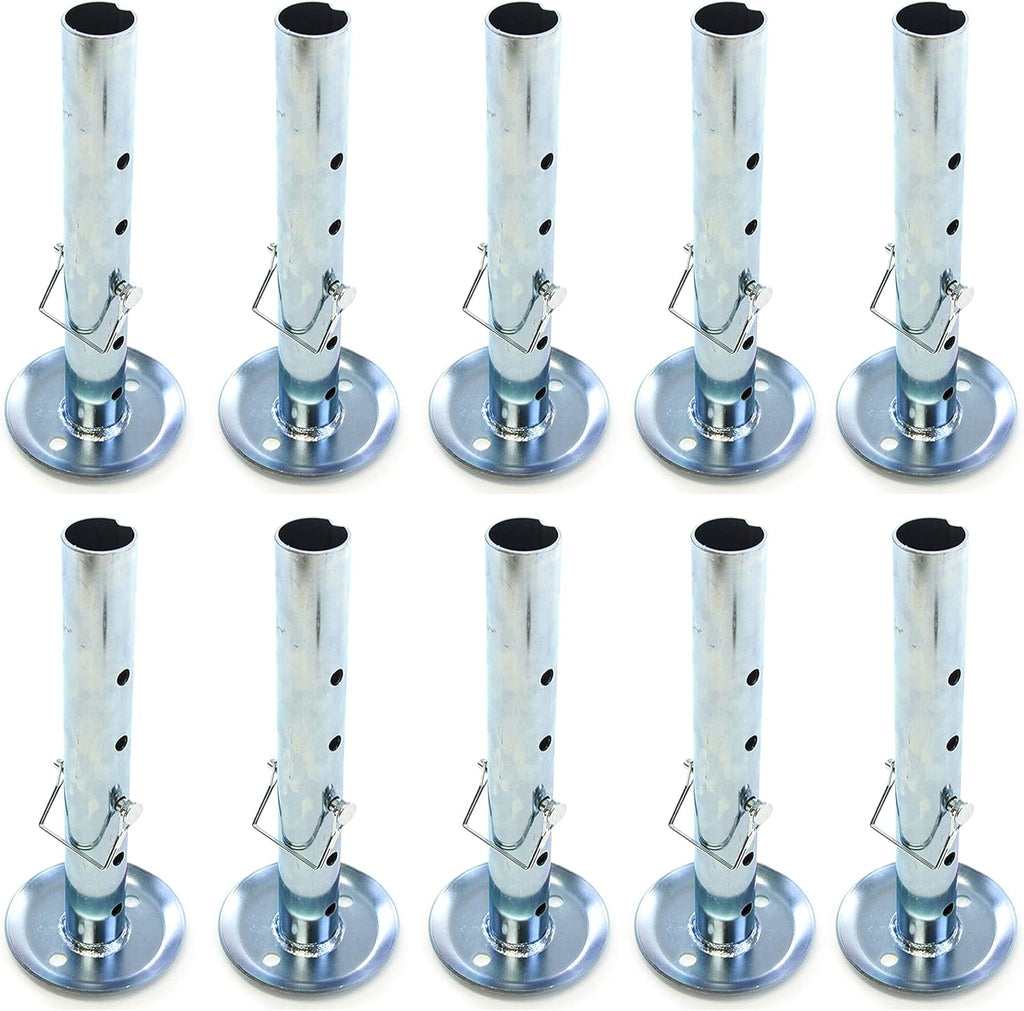 Jack Stand Drop Legs for 2 Inch Inner Diameter Jacks Foot Pad Insert W40709