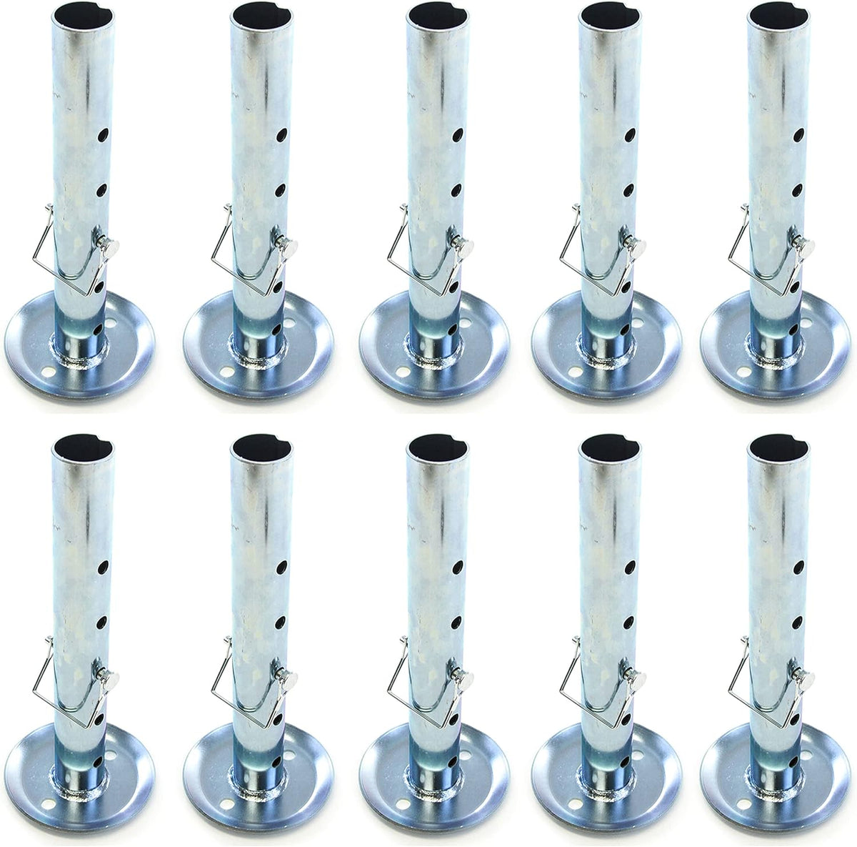 Jack Stand Drop Legs for 2 Inch Inner Diameter Jacks Foot Pad Insert W40709