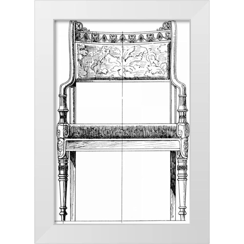 White 11x14 Wood Framed Art Print K391330