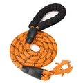 Heavy Duty Reflective Nylon Dog Leash with Aluminum Locking Clip A676204