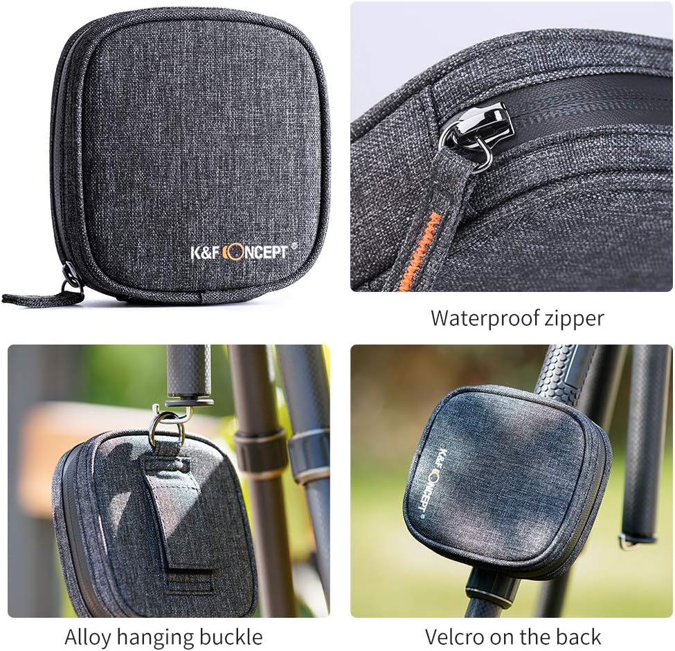 49mm Fixed ND Lens Filter Kit, Neutral Density ND4 ND8 ND64 ND1000 Filter Set with 4-Filter Pouch U406