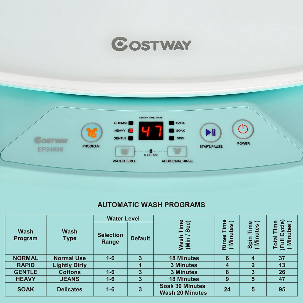 Portable Fully Automatic Washing Machine R948037