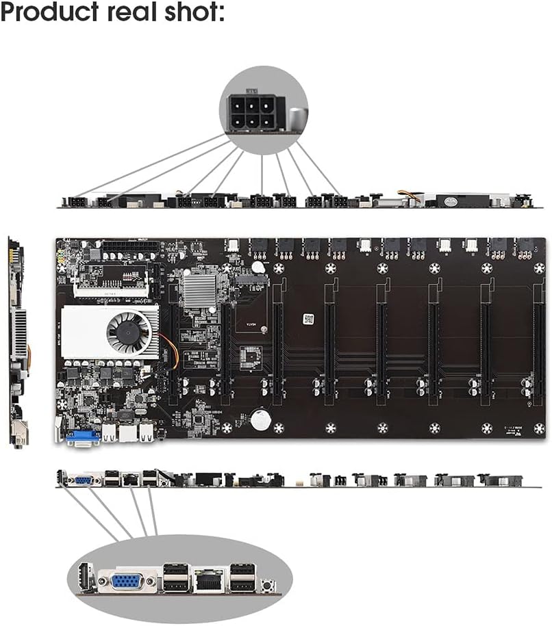 8 PCIE 16X DDR3 Mining Motherboard B7432