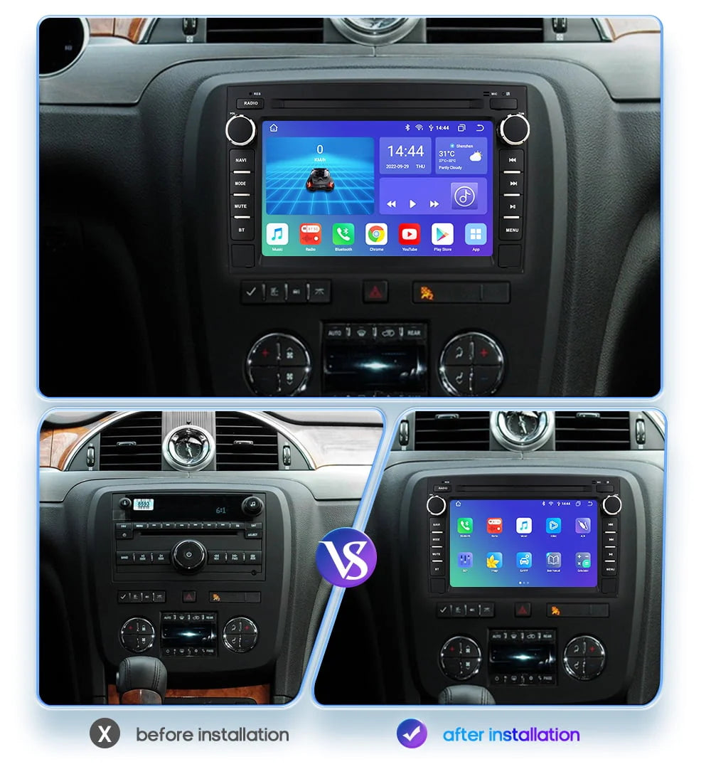 Android 12.0 32GB Car Stereo Radio GPS Carplay P318
