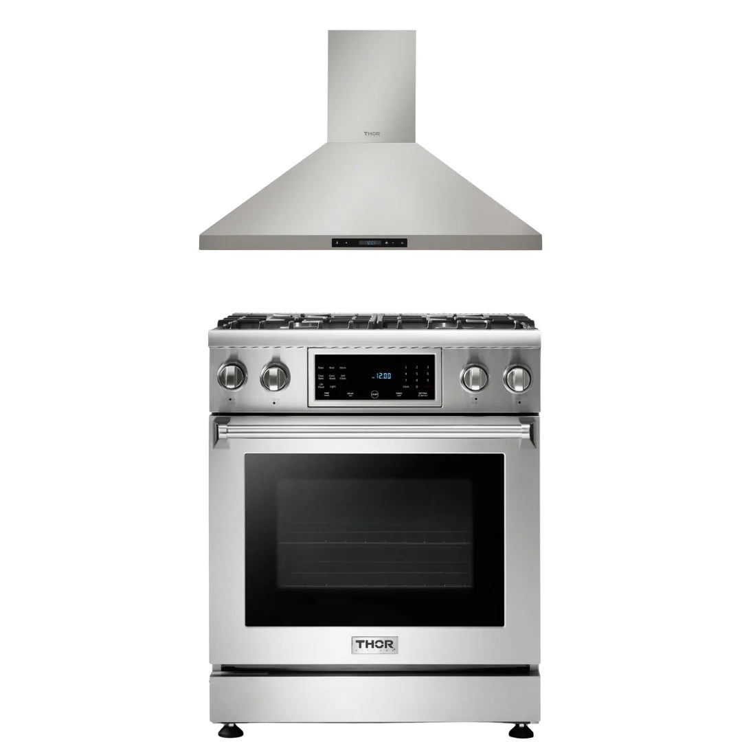 30 Propane Gas Range and Range Hood A396801
