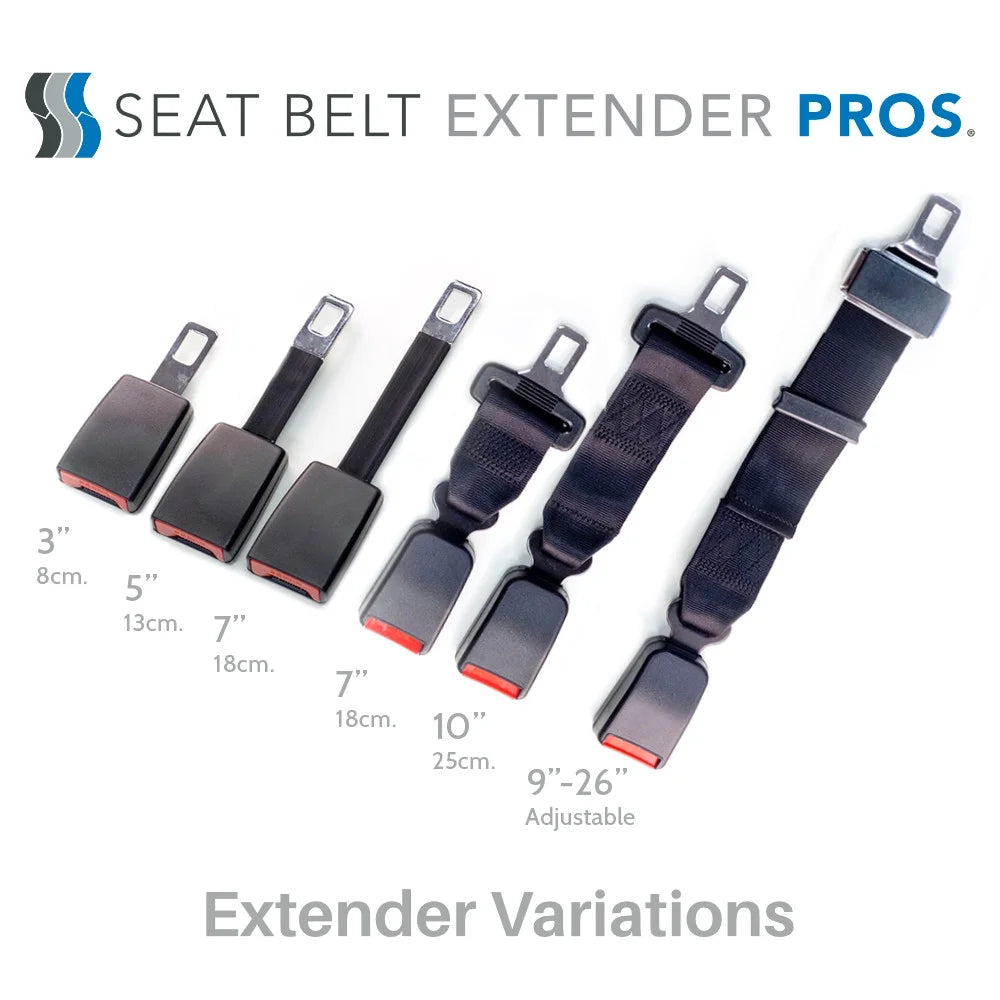 Black 7 Inch Seat Belt Extender L138185