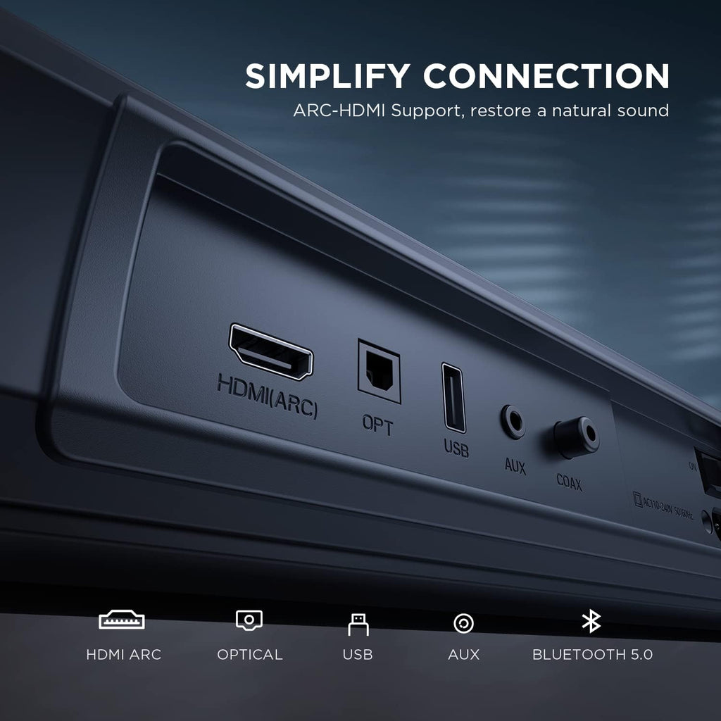 240W 2.1 Sound Bar with 6.5'' Wireless Subwoofer W339747