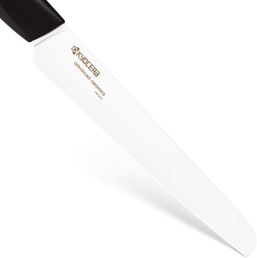 Black Serrated Bread Knife K36214