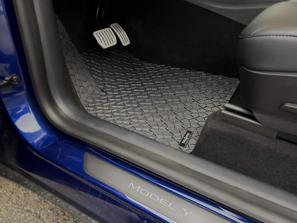 Black Rubber Trunk Mats for Tesla Model Y Y3062