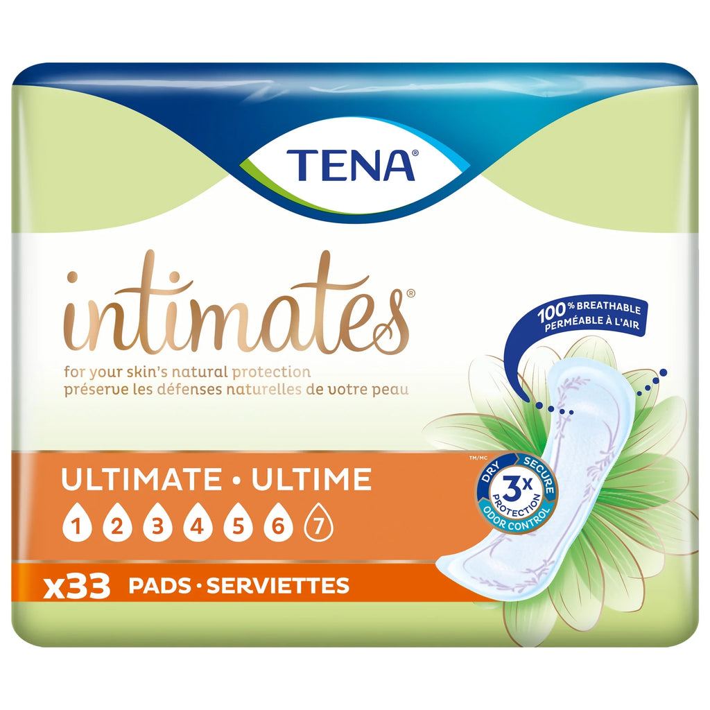 Tena Intimates Ultimate Incontinence Pad, 2 Pc/ 33 Ea T901724