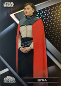 Chrome Black Qi'Ra Trading Card J3344
