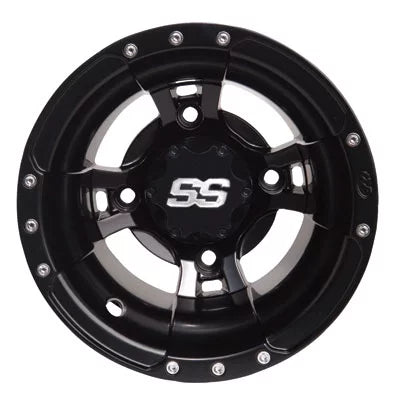 Alloy Sport Wheels 9X8 3.0 + 5.0 Black Z84657