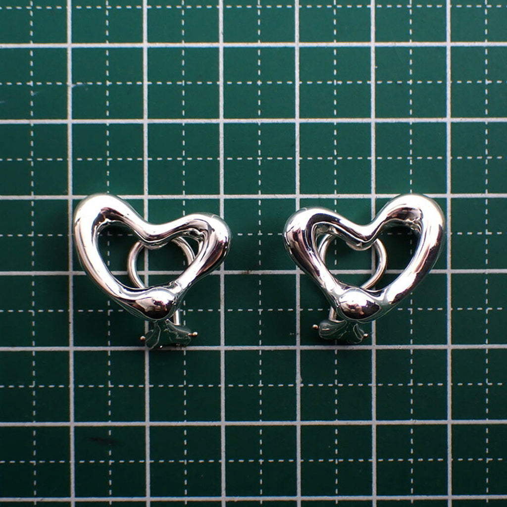 925 Open Heart Earrings H7738