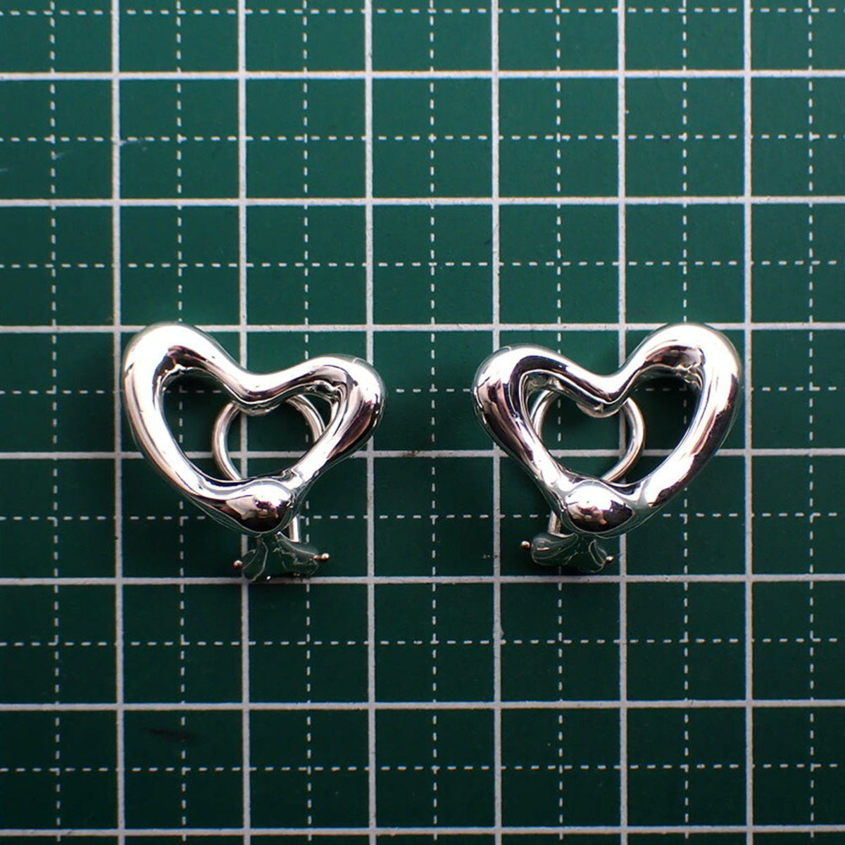 925 Open Heart Earrings H7738