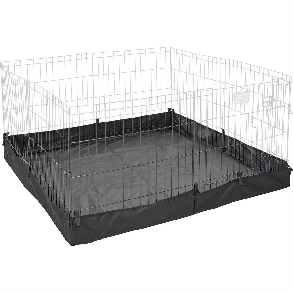 Square Exercise Pen Solid Fabric Bottom W360