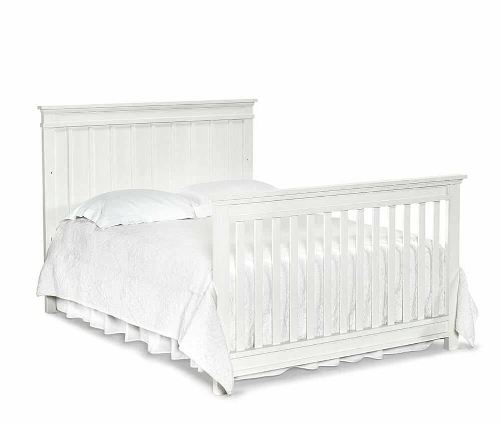 Bright White Convertible Bed Rail H7543