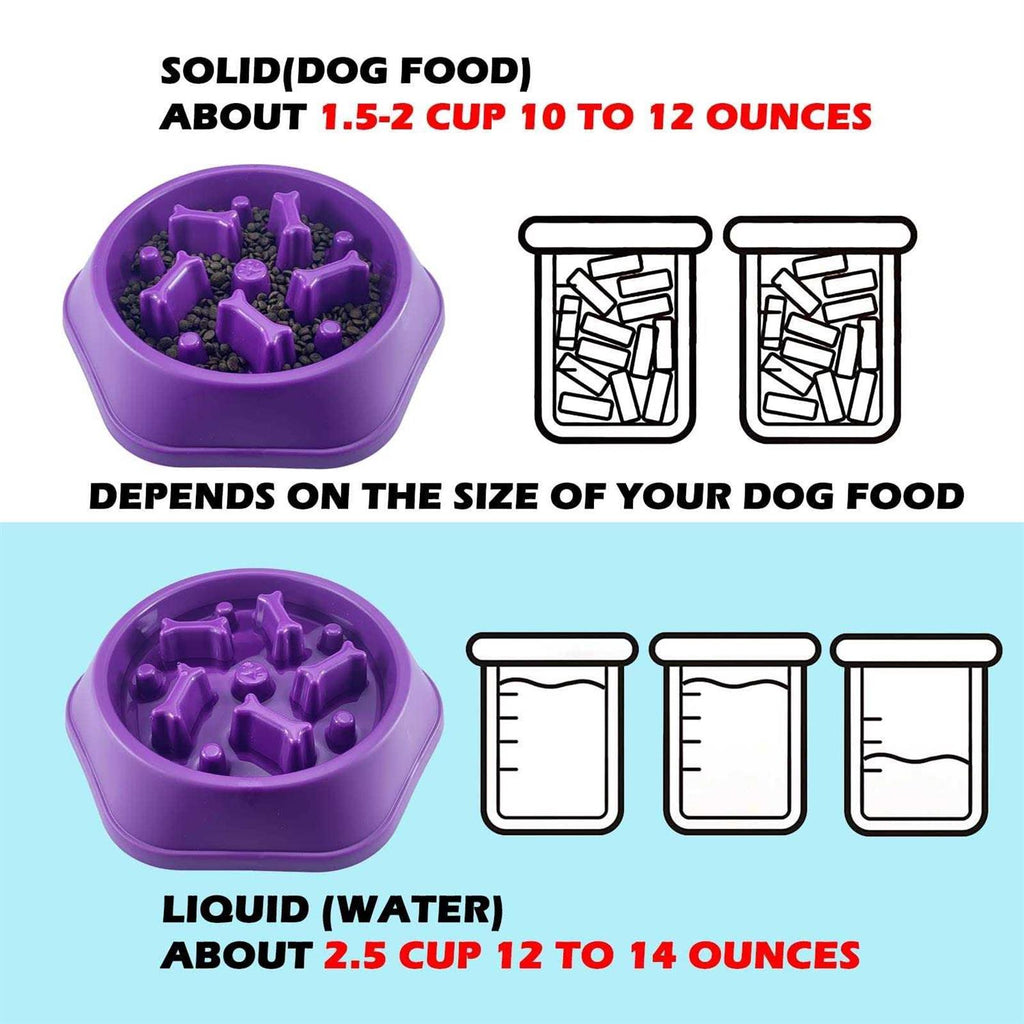 Slow Feeder Non Slip Dog Bowl V37338