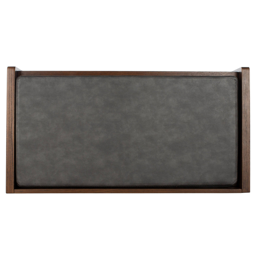 Grey/Walnut Storage Bench H734571