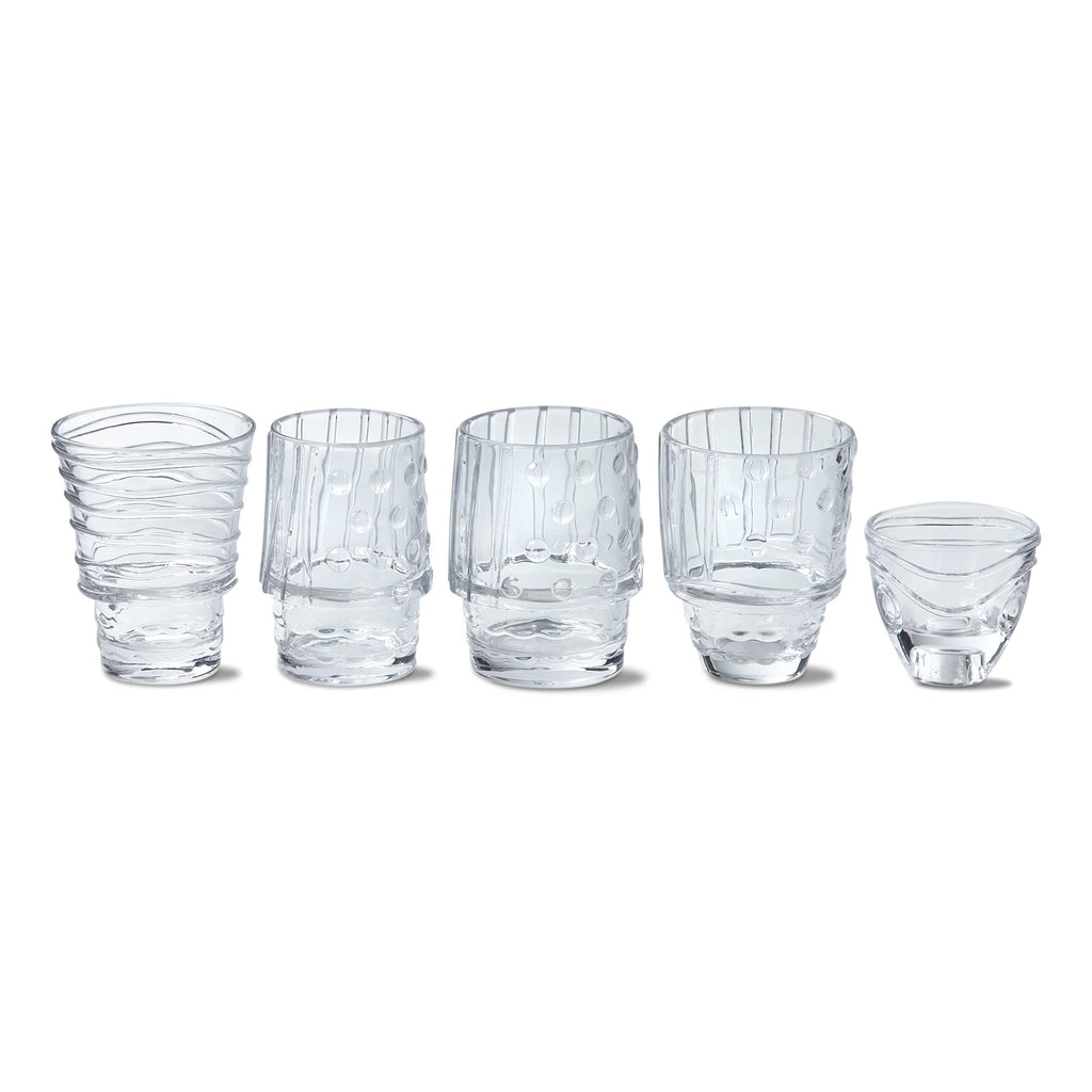 Stacking Fish Glasses Set of 5 U868