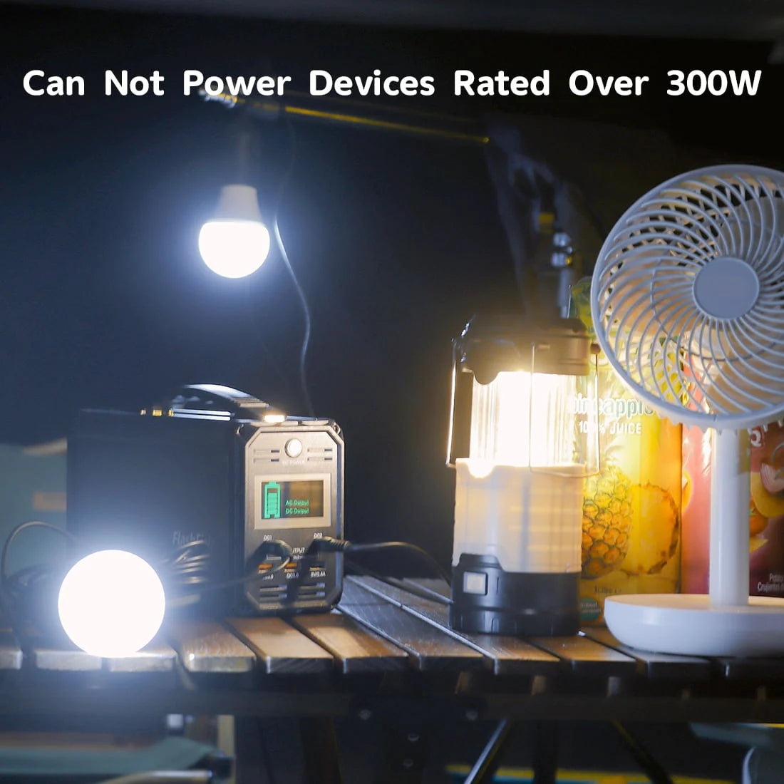 300W 222Wh Portable Power Station P100007