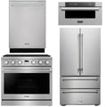 36 Gas Range, Refrigerator, Dishwasher and Microwave R2089