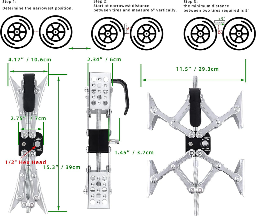 2 Pack X-Shaped Wheel Chock M445966