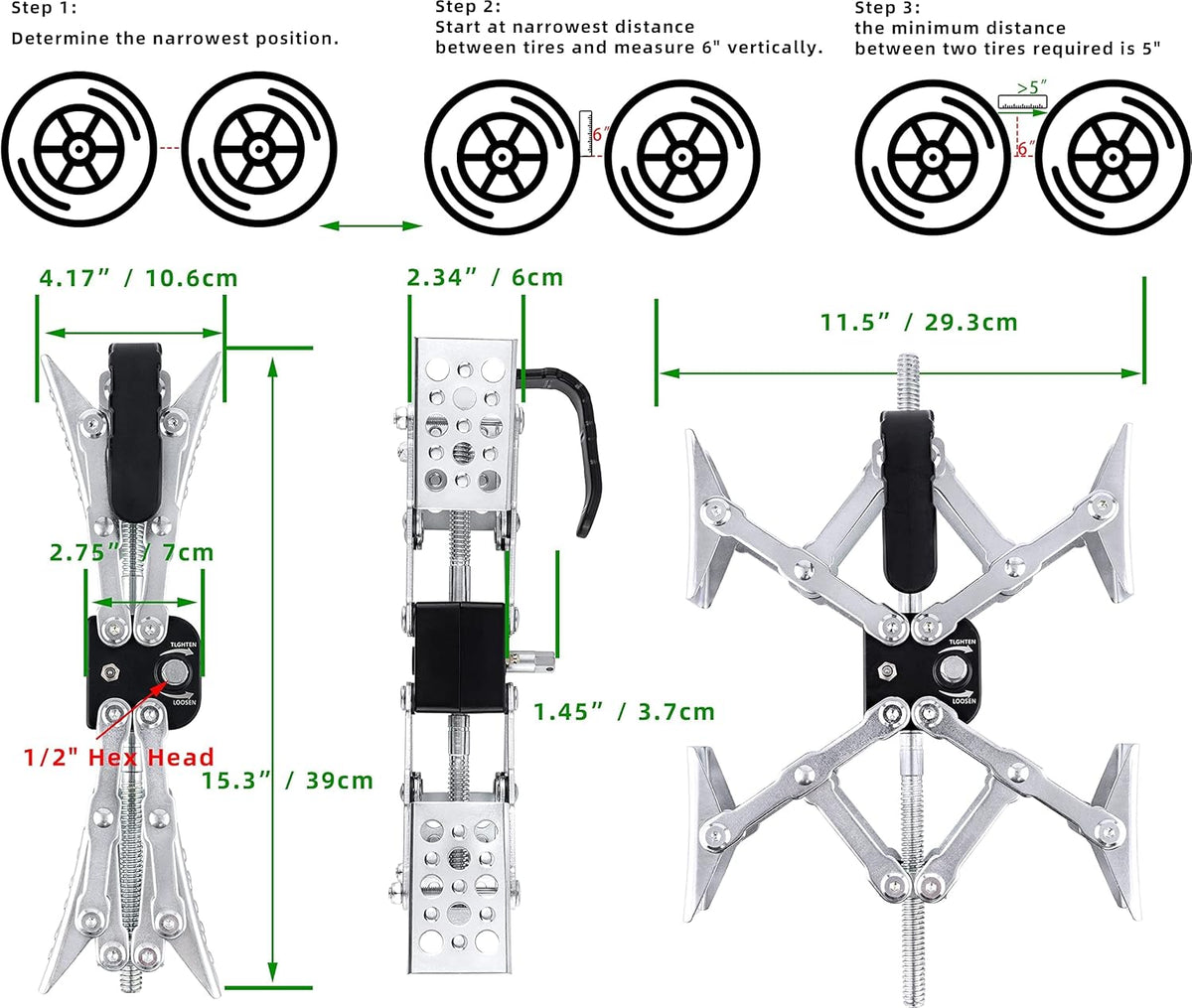 2 Pack X-Shaped Wheel Chock M445966